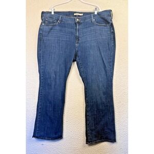 Levi's Jeans Womens 22W Blue Classic Bootcut High Rise Stretch 5 Pocket Denim